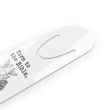 Turn To The Bible For There Is In It The Very Word You Need Charles Spurgeon Quote Metal Christian Bookmark