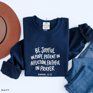 Romans 12:12 October 2026 Sweatshirt of the Month