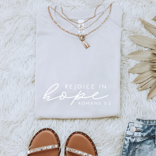 Rejoice in Hope Soft Christian T-Shirt