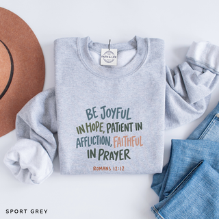 Romans 12:12 October 2026 Sweatshirt of the Month