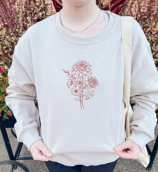 *LAST ONE!* November Sweatshirt of the Month - Front and Back Design - Sing To The Lord With Thanksgiving