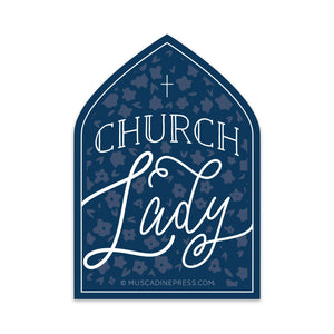 Vinyl Sticker - Church Lady