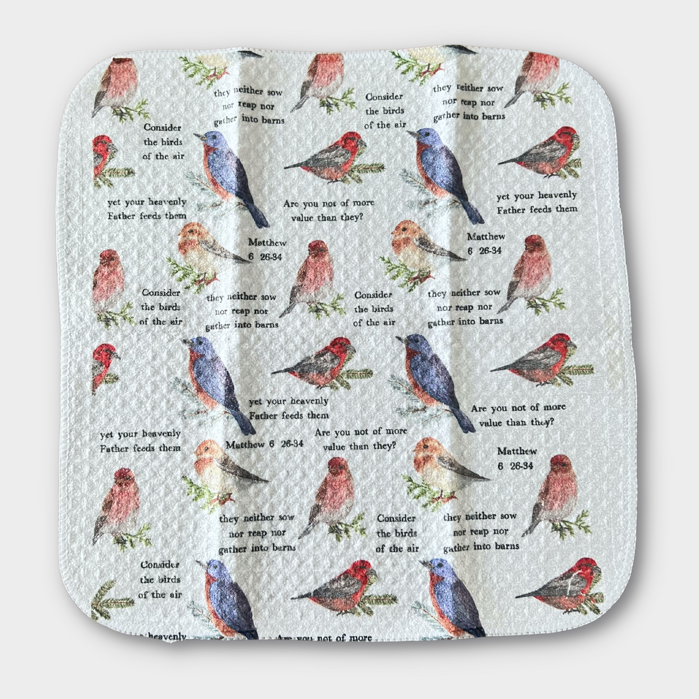 Consider the Birds Christian Microfiber Waffle Weave Kitchen, Cleaning, Dish and Hand Towel 12