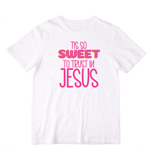 Tis So Sweet To Trust In Jesus Jesus Kids T Shirt - Naptime Faithwear