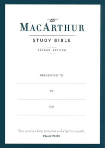 ESV MacArthur Study Bible, 2nd Edition -Black, Leathersoft - Thumb Indexed