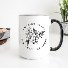 Amazing Grace Floral 15oz Ceramic Mug