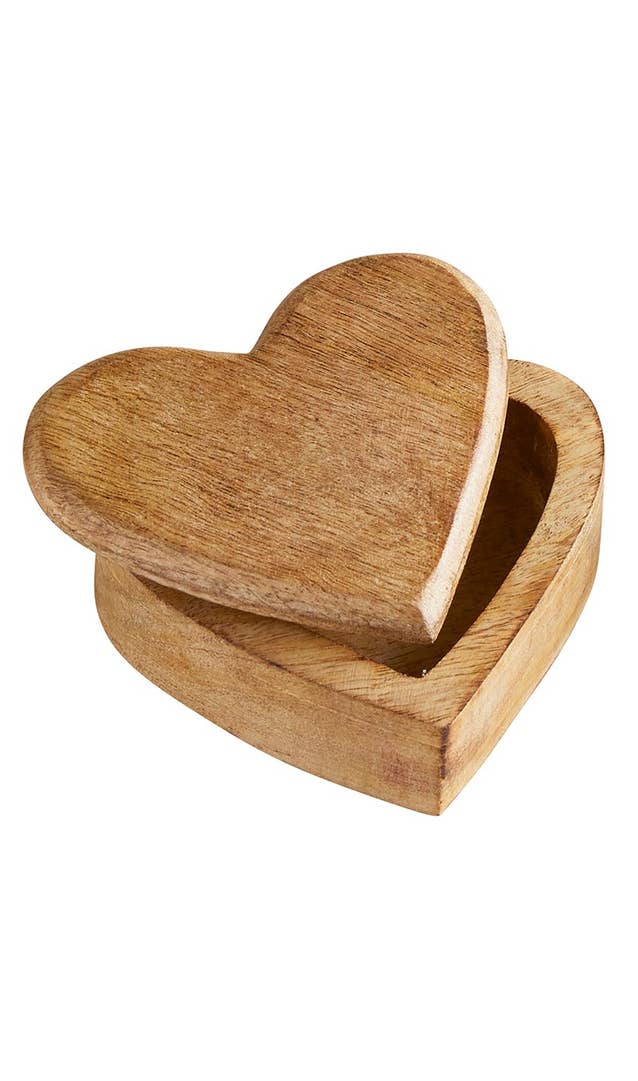 Wooden Heart Box SM