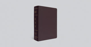 ESV Study Bible, Large Print (Burgundy) Bonded Leather – Large Print