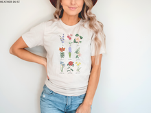 Fruit Of The Spirit Spring Flowers Vintage Wash Tee Shirt in Multiple Color Options
