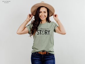 True Story Cross and Crown of Thorns Women's Christian T-shirt