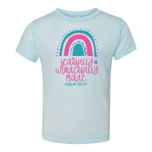 Fearfully and Wonderfully Made Kids T Shirt (3-6 Months through Youth XL)