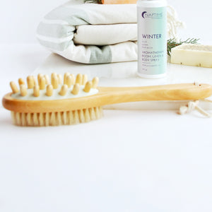 Plant Bristled Massaging Dry/Wet Bath Brush