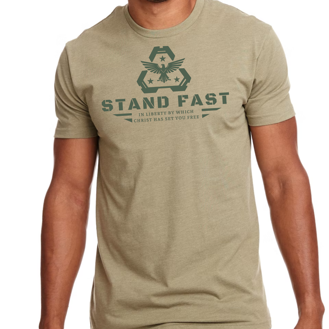 Stand Fast Christian Tee Shirt in Multiple Color Options