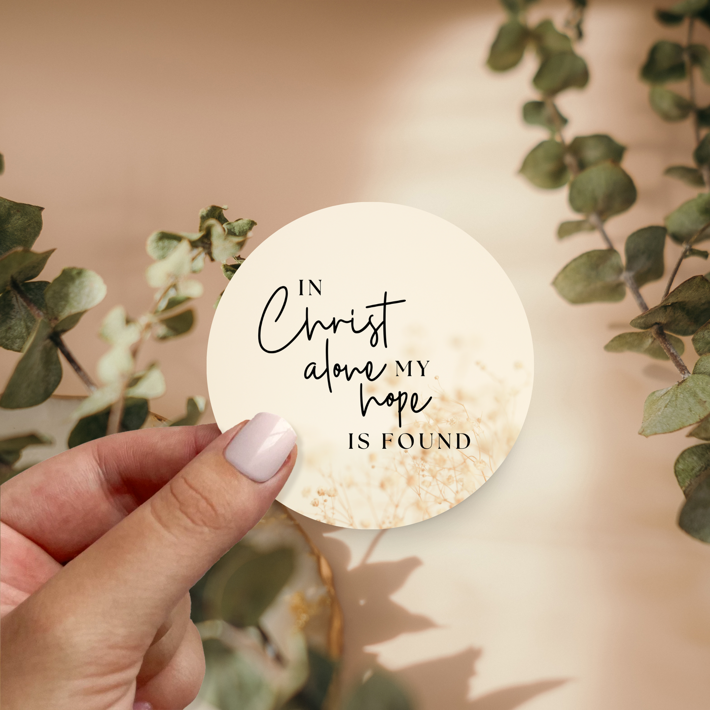 In Christ Alone My Hope Is Found Fridge Magnet
